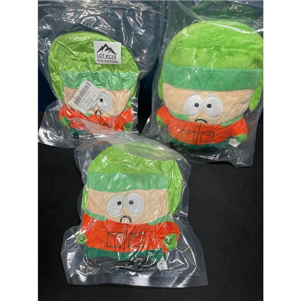 Lot of 3 South Park Plushies