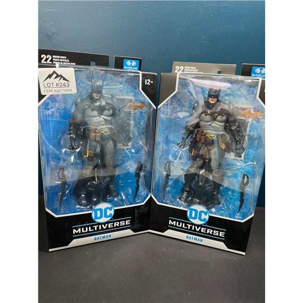 Lot of 2 DC Multiverse Batman Figures by McFarlane Toys