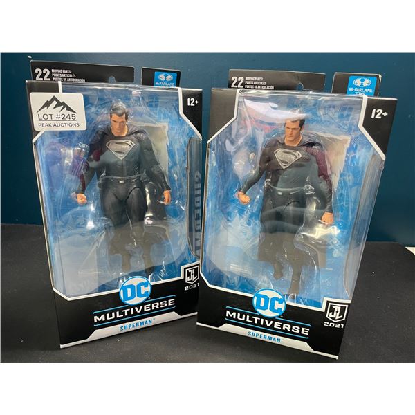 Lot of 2 DC Multiverse Superman Figures by McFarlane Toys