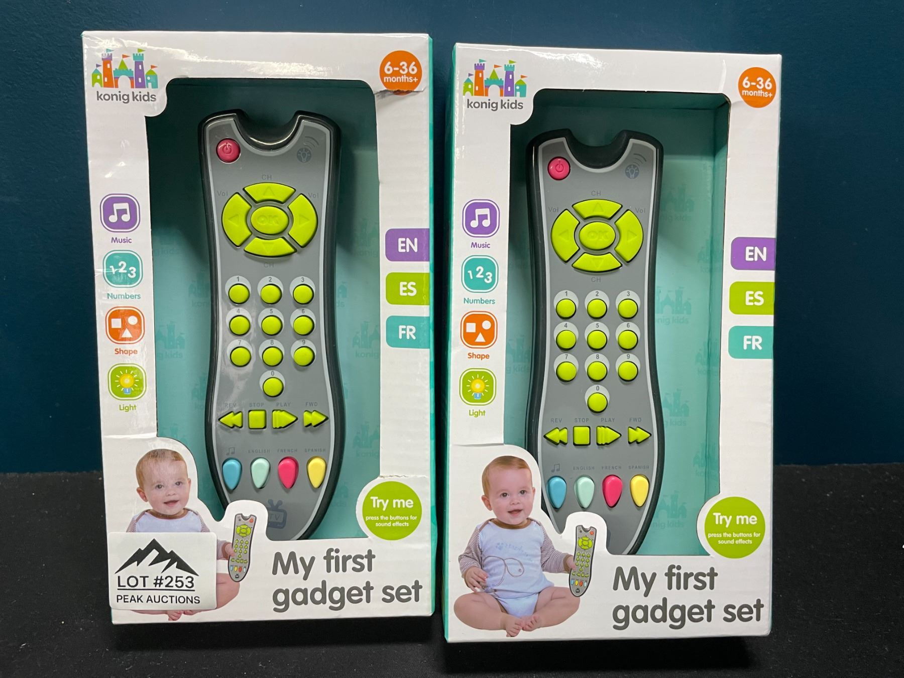 Lot of 2 "My First Gadget" Infant Remote Control Toys