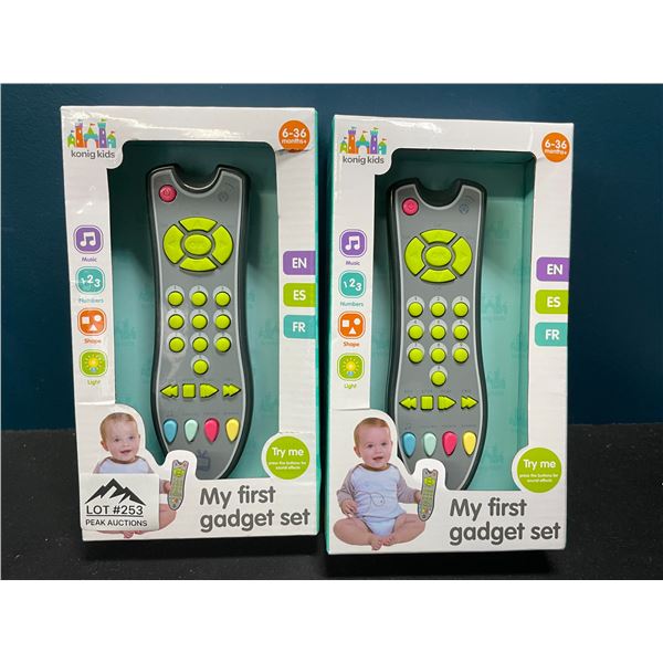 Lot of 2 "My First Gadget" Infant Remote Control Toys