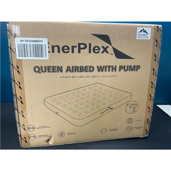 Lot of 1 EnerPlex Qeen Airbed with Electric Pump - Brand New Sealed!