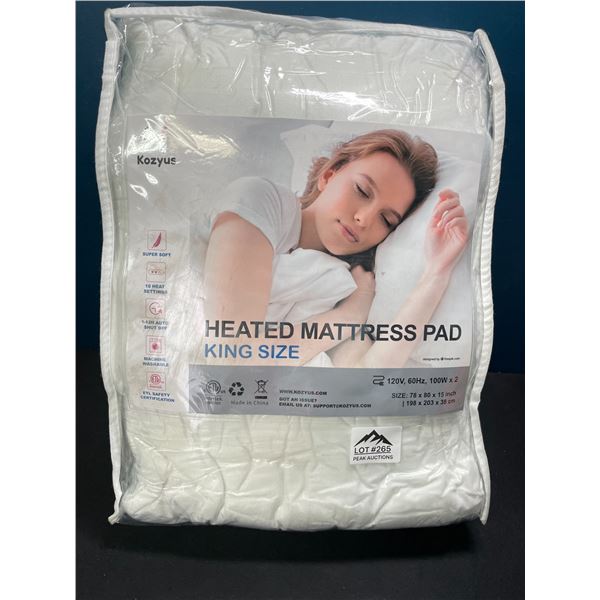 Lot of 1 King Size Heated Mattress Pad - BRAND NEW!