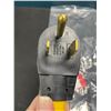 Image 3 : Lot of 1 NEMA 6-50P to 14-50R 240V 50 Amp 3 Prong Male Plug to 50 Amp 4 Prong Female Outlet