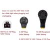 Image 5 : Lot of 1 NEMA 6-50P to 14-50R 240V 50 Amp 3 Prong Male Plug to 50 Amp 4 Prong Female Outlet