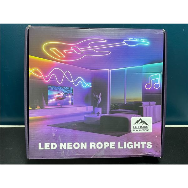 Lot of 1 LED Neon Rope Flex Light Kit - 60 FT - Create Custom Shapes/Signs!