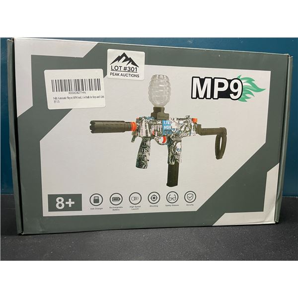 Lot of 1 MP9 Fully Automatic Electric Gel Ball Blaster Gun