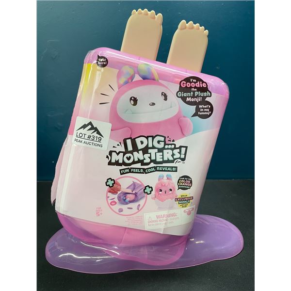 Lot of 1 iDig Monsters Popsicle Pack - Goodie the Giant Plush Monji Toy