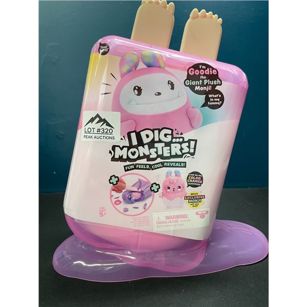 Lot of 1 iDig Monsters Popsicle Pack - Goodie the Giant Plush Monji Toy