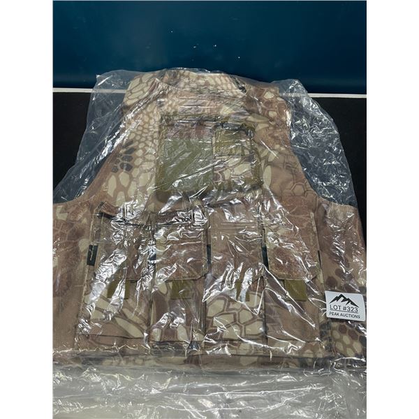 Lot of 1 Youth Camoflauge Tactical Style Vest