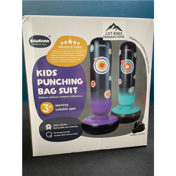 Lot of Inflatable Kids Punching Bags - 2pack box - 65inch height