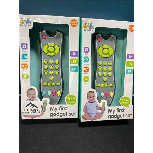 Lot of 2 "My First Gadget" Infant Remote Control Toys