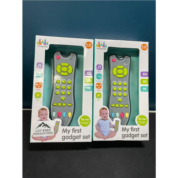 Lot of 2 "My First Gadget" Infant Remote Control Toys