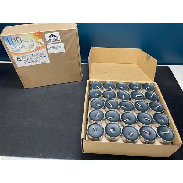 Lot of 2 Boxes of Tealight Candles - 100 Per Box!/200 Total