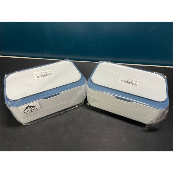 Lot of 2 Wipe Dispensers/Wipe Containers