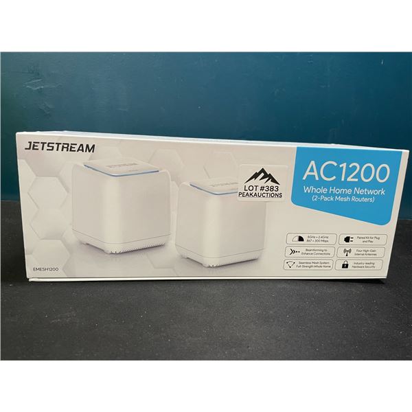 Lot of 1 Jetstream AC1200 Whole Home Network 2-Pack Mesh Routers