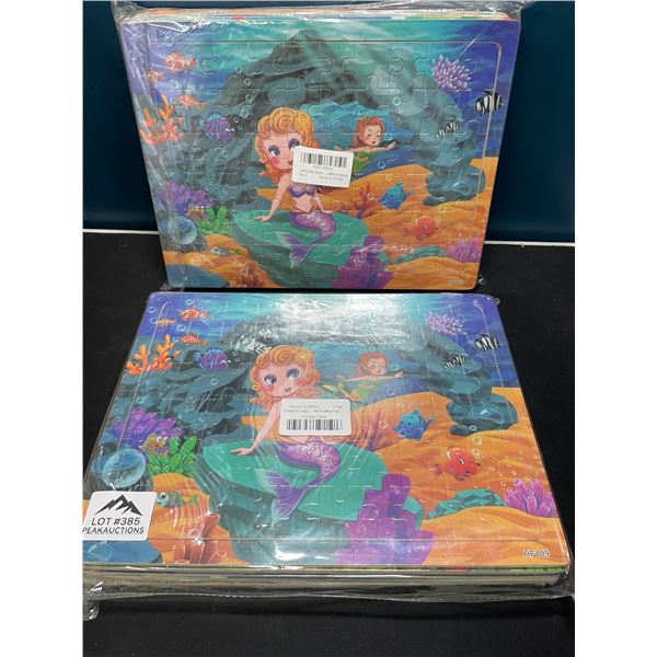 Lot of 2 Multi-Packs of Kids Puzzles - 8 per pack