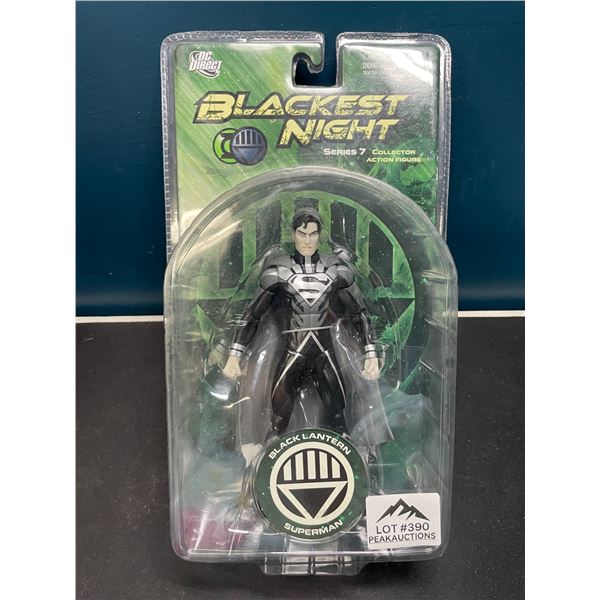 Lot of 1 Black Night Series 7 Collector Action Figure - Black Lantern Superman
