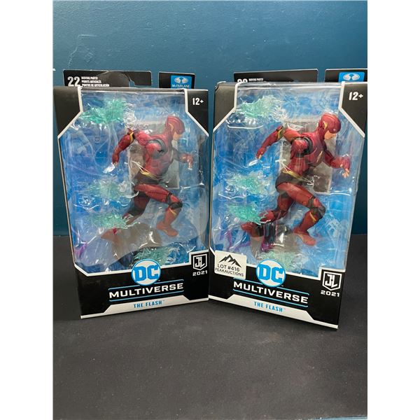 Lot of 2 DC Multiverse The Flash Action Figures by McFarlane Toys