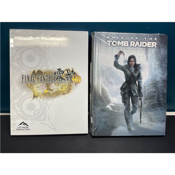 Lot of 2 Video Game Strategy Guides; Final Fantasy & Rise of The Tomb Raider