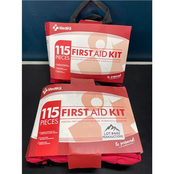 Lot of 2 First Aid Kits - 115pcs each