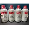 Image 1 : Lot of 4 Chi Silk Infusion Hair Leave-In Treatments - Hair Reconstructing Complex - 12 fl oz. each