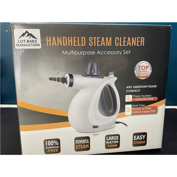Lot of 1 Handheld Powerful Multipurpose Steam Cleaner - Brand New!
