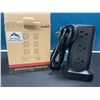 Image 1 : Lot of 1 Multifunctional Power Strip/Power Tower w/ Multiple Outlets & USB Ports