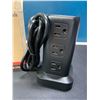 Image 2 : Lot of 1 Multifunctional Power Strip/Power Tower w/ Multiple Outlets & USB Ports