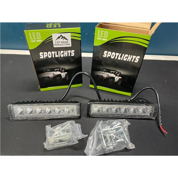Lot of 2 Sets of Spotlights for Offroad Vehicles (2 per box)