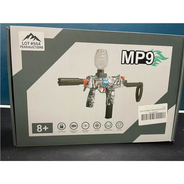 Lot of 1 MP9 Fully Automatic Electric Gel Ball Blaster Gun