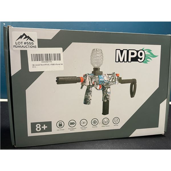 Lot of 1 MP9 Fully Automatic Electric Gel Ball Blaster Gun