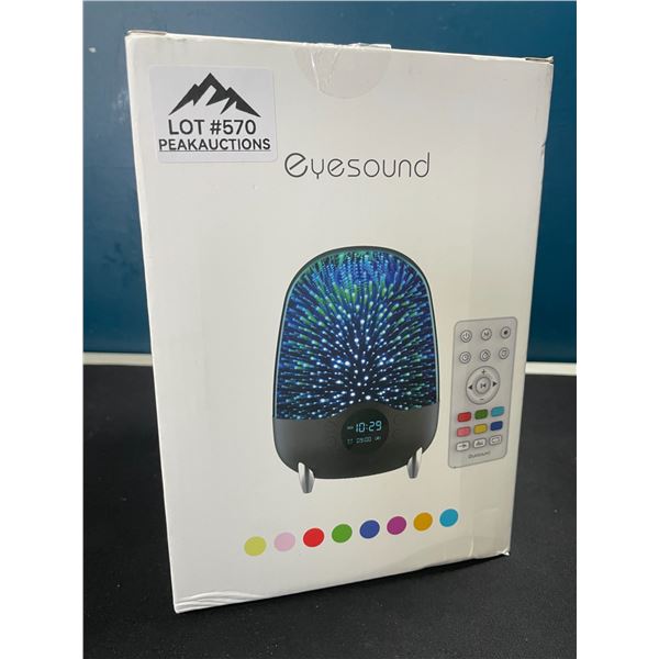 Lot of 1 Eyesound 3D Glass Starry Night Star Light Galaxy Projector