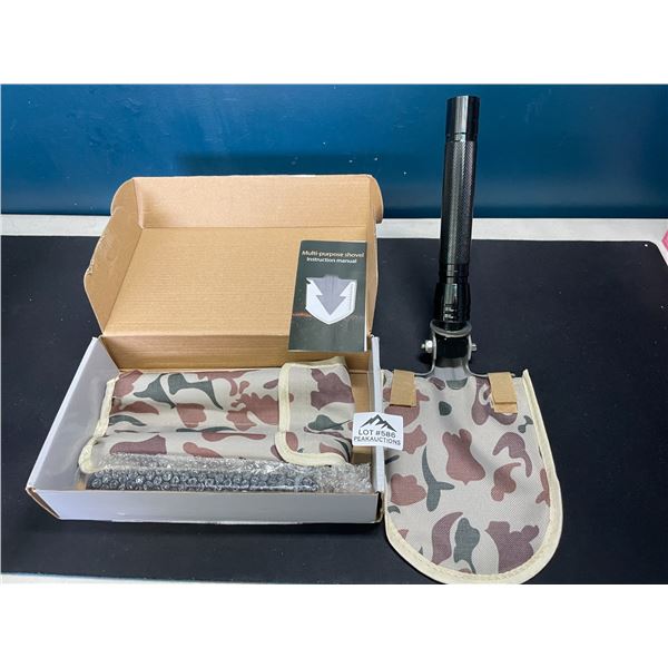 Lot of 1 Multi-Purpose Folding Shovel