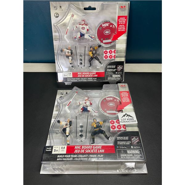 Lot of 2 NHL Board Games