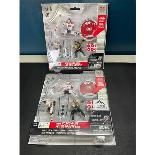 Lot of 2 NHL Board Games