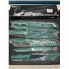 Image 3 : Lot of 1 Wanbasion Stainless Steel Professional Kitchen Knife Set - 6PCS - Green