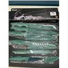 Image 3 : Lot of 1 Wanbasion Stainless Steel Professional Kitchen Knife Set - 6PCS - Green