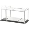 Image 1 : Lot of 1 Simple Houseware Under Sink Two-Tier Expandable Shelf - White