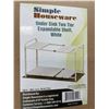 Image 4 : Lot of 1 Simple Houseware Under Sink Two-Tier Expandable Shelf - White