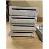 Image 2 : Lot of 4 Nintendo Wii Consoles - Used/As Is - For Parts/Repair