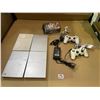 Image 1 : Lot of 4 Playstation 2 Slim Consoles - Used, For Parts/Repair - With Games, Cord 