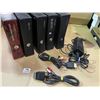 Image 1 : Lot of 5 Xbox 360 Consoles with Cords - Used - For Parts/Repair