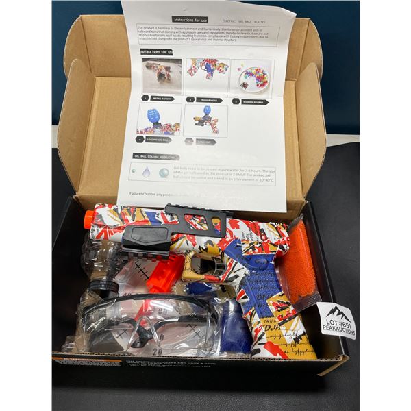 Lot of 1 Electric Automatic Gel Ball Blaster Gun - M1911 Style Electric Gel Gun