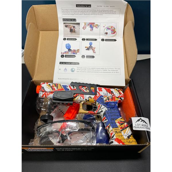 Lot of 1 Electric Automatic Gel Ball Blaster Gun - M1911 Style Electric Gel Gun