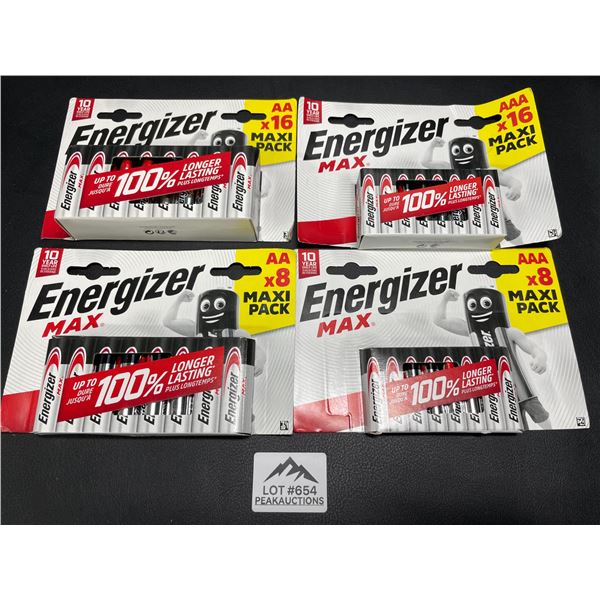 Lot of 1 Energizer MAX Batteries Combo Pack - Includes 24 AA and 24 AAA Batteries! - 48 Total!