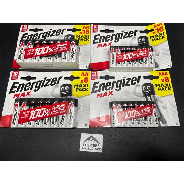 Lot of 1 Energizer MAX Batteries Combo Pack - Includes 24 AA and 24 AAA Batteries! - 48 Total!
