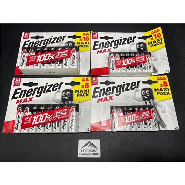 Lot of 1 Energizer MAX Batteries Combo Pack - Includes 24 AA and 24 AAA Batteries! - 48 Total!