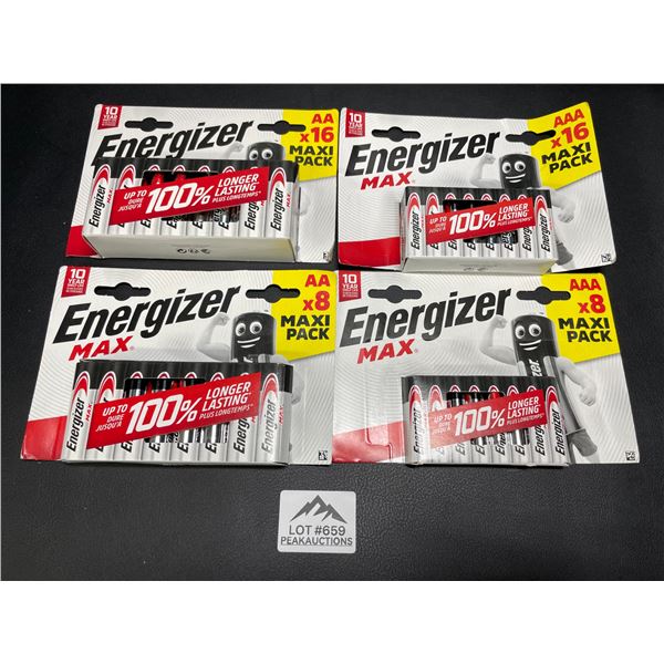 Lot of 1 Energizer MAX Batteries Combo Pack - Includes 24 AA and 24 AAA Batteries! - 48 Total!