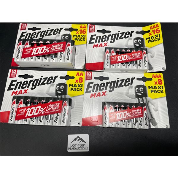 Lot of 1 Energizer MAX Batteries Combo Pack - Includes 24 AA and 24 AAA Batteries! - 48 Total!